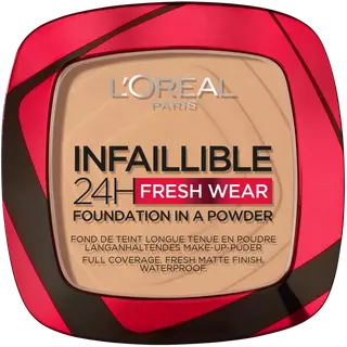 L'Oréal Paris Infaillible 24h Fresh Wear 250 Radiant Sand meikkipuuteri 9 g