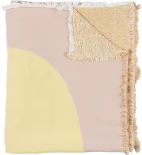 Pentik Sitruuna torkkupeitto 130x170 cm, keltainen