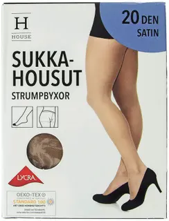 House naisten sukkahousut 20 den satiini