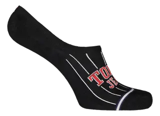 Tommy Jeans Footie High-Cut 1P Pinstripe -sukat