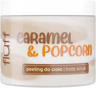 Fluff Body Scrub Caramel & Popcorn 160 ml-vartalokuorinta