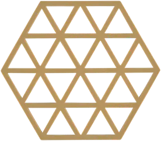 Zone Triangles pannunalunen 16x14cm khaki
