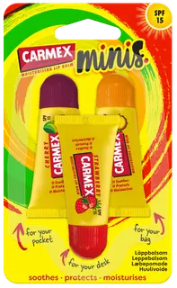 Carmex Mini Tubes huulivoidepuikot 3x5g