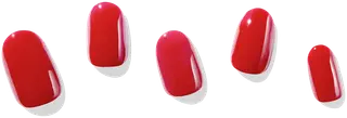 Dashing Diva Glaze Semi Cured Solid Color Gel Nail Strips Parisian Red geelikynsitarrat 32 kpl