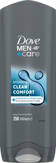 Dove Men+Care Clean Comfort Suihkusaippua Pesee tehokkaasti pois bakteerit ja hoitaa ihoasi 250 ML