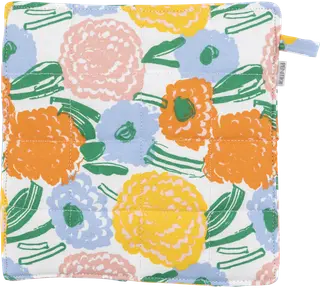 Pentik Kukkapenkki patalappu 21x12 cm, oranssi