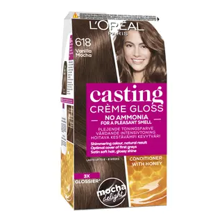 L'Oréal Paris Casting Créme Gloss 618 Vanilla Mocha kevytväri 1kpl