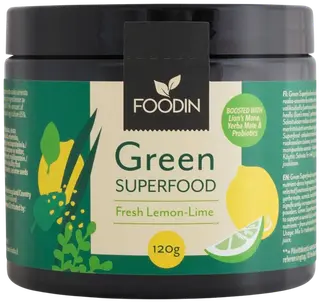 Foodin Green Superfood Lemon-lime 120g