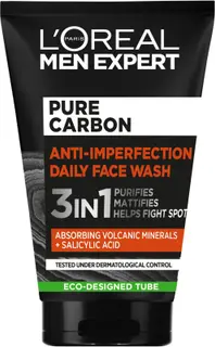 L'Oréal Paris Men Expert Pure Carbon Anti-Imperfection 3in1 puhdistusgeeli epäpuhtauksia vastaan 100ml