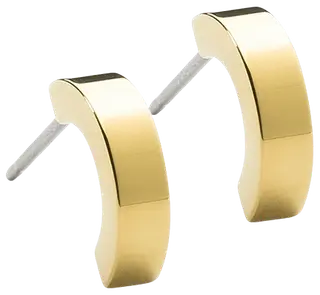 Blomdahl Pendant Plain Curved Gold korvakorut 10 mm