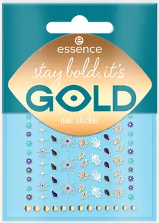 essence stay bold, it's GOLD nail sticker kynsitarrat 88 kpl