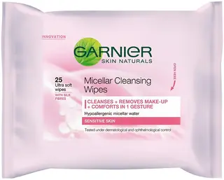 Garnier Skin Active Micellar puhdistusliinat normaalille ja herkälle iholle 25kpl