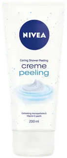 NIVEA 200ml Creme Peeling Shower & Scrub -kuoriva suihkugeeli