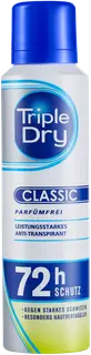 Triple Dry 150ml Antiperspirant spray