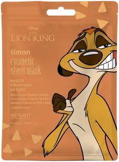 Mad Beauty Lion King Sheet Mask Timon-kangasnaamio