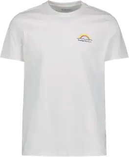 Knowledge cotton apparel Regular fit single jersey sunset chest t-paita