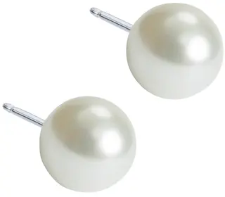Blomdahl Pearl White korvakorut 8 mm