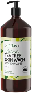 Puhdas+ Tea tree skinwash sitruunaruoho 1000 ml