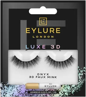Eylure Luxe 3D Onyx -irtoripset ja liima