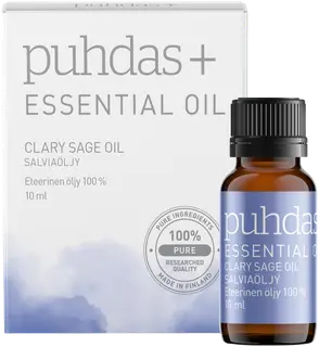 Puhdas+ Premium essential oil Clary sage salviaöljy 10 ml