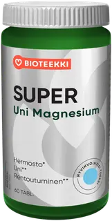 Bioteekki Super Uni Magnesium ravintolisä 60 tabl.