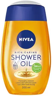 NIVEA 200ml Rich Caring Shower Oil -suihkuöljy