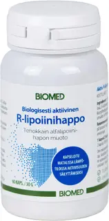 Biomed Aktiivinen R-lipoiinihappo 60 kaps.