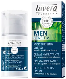 lavera Men Sensitiv Moisturising Cream -kosteusvoide 30 ml