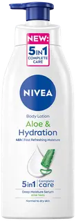 NIVEA 400ml Aloe & Hydration Body Lotion -vartalovoide