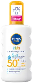 NIVEA SUN Kids 200ml Sensitive Protect Sun Spray SK50+ -aurinkosuojasuihke