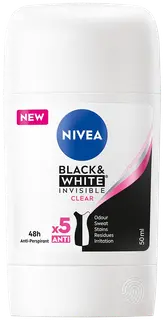 NIVEA 50ml Black & White Invisible Original Deo Stick -antiperspirantti