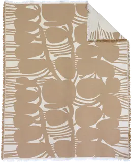 Pentik Inkivääri torkkupeitto 130x170 cm, vaaleanruskea