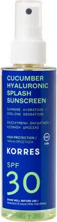 KORRES Cucumber Hyaluronic Face & Body Sunscreen Spray SPF30 aurinkosuojavesi kasvoille ja vartalolle 150 ml