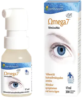 bertil's health Omega7 eye silmäsuihke 17 ml