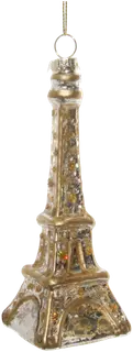 Shishi Riippukoriste Lasi Eiffel 15cm kulta- hopea