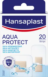 Hansaplast 20kpl Aqua Protect vedenkestävä laastari, 2 kokoa