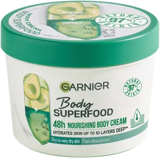 Garnier Body Superfood Avocado vartalovoide kuivalle iholle 380ml