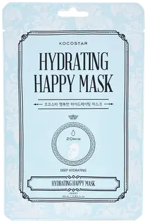 KOCOSTAR Hydrating Happy Mask kosteuttava kangasnaamio 1 kpl