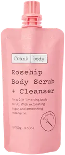 Frank Body Rosehip Body Scrub + Cleanser varatalokuorinta 100g