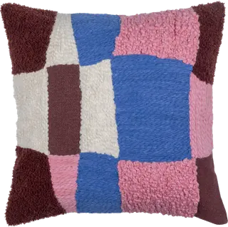Pentik Lastu brodeerattu tyynynpäällinen viininpunainen 45x45 cm