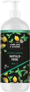 Lemon Juice & Glycerine Vartalovoide Sitruuna-Minttu 500ml