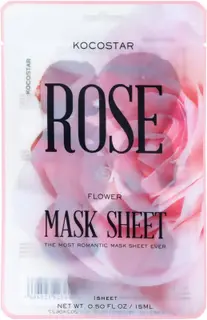 KOCOSTAR Flower Mask Sheet Rose ruusun terälehden muotoiset naamiot