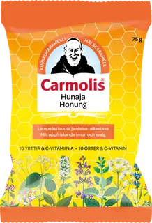 Carmolis hunajainen yrttikaramelli 75 g