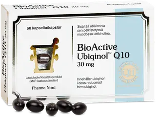 Pharma Nord BioActive Q10 Ubiqinol 30 mg ravintolisä 60 kaps.