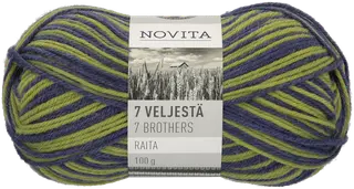 Novita Lanka 7 Veljestä Raita 100g 876
