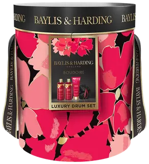 Baylis & Harding Boudiore Cherry Blossom Luxury Pamper Drum lahjapakkaus