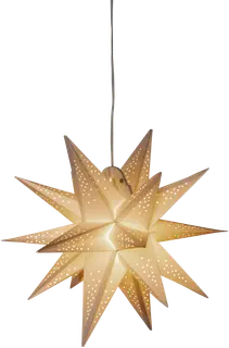 Konstsmide 3D-paperitähti valkoinen 45cm LED 5980-200