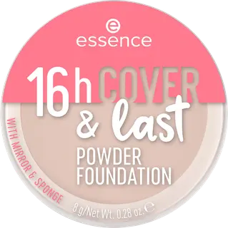 essence 16h COVER & last POWDER FOUNDATION puuterimeikkivoide 8 g