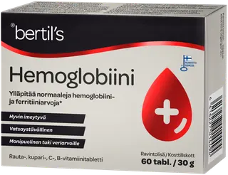 Bertil’s Hemoglobiini 60 tabl.