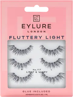 Eylure Fluttery Light 117 -irtoripset 3 paria ja liima